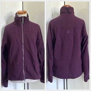 Ibex Softshell Jacket Climawool Lite Full Zip Outdoor Magenta Sz S